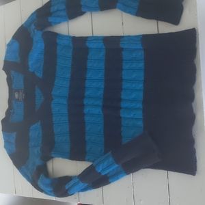 Two AEO V neck blue sweaters